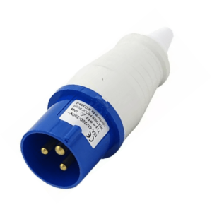 Clavija Aerea Industrial Azul de 16 y 32A