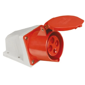 Toma de sobreponer roja