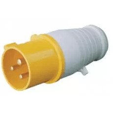 Clavija Aerea Industrial Amarilla de 16 y 32A