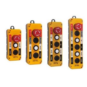 ESTACION DE MANDO CON PULSADORES Y PARO